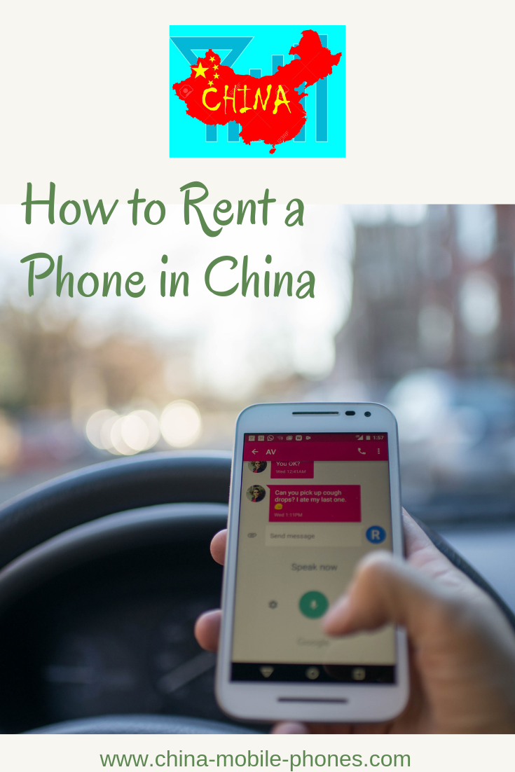 china cell phone rental