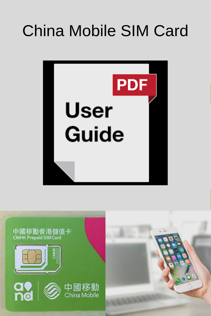 china mobile sim card user guide pdf