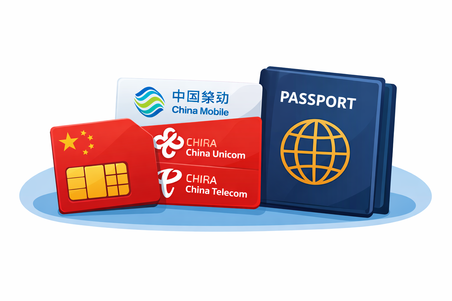 中国移动、中国联通、中国电信SIM卡办理（需护照）——本地SIM卡指南
