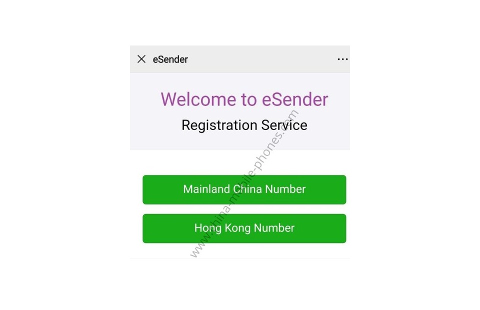 apply mainland China mobile number apply mainland China mobile number