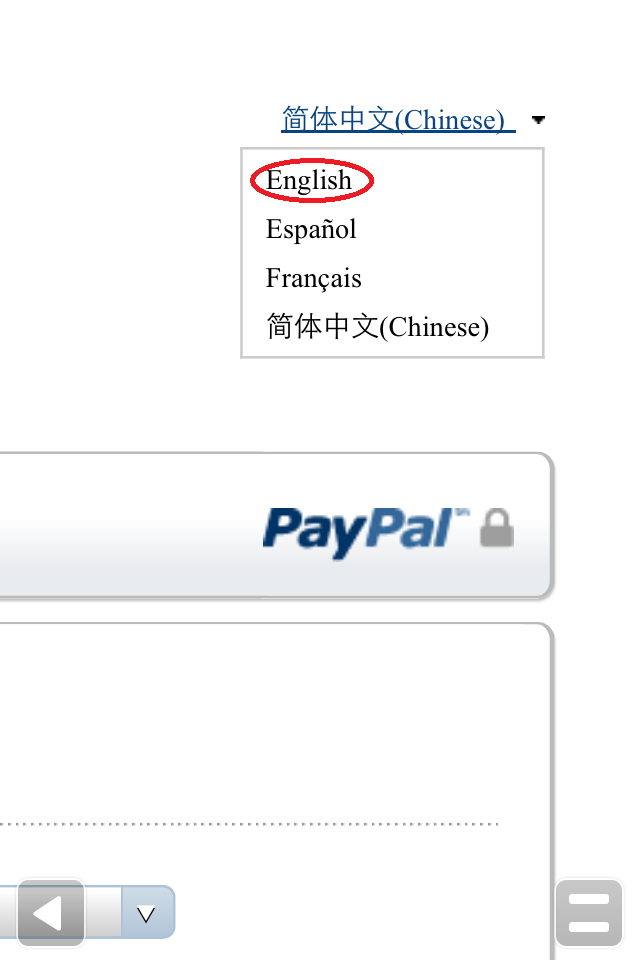 paypal interface in Chinese 3
