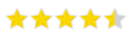 4 stars rating reviews